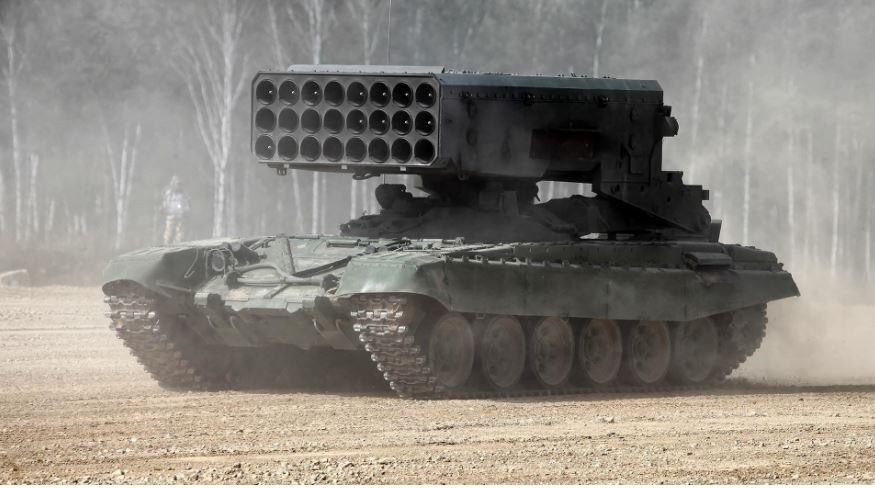 Giàn phóng pháo phản lực nhiệt áp TOS-1A