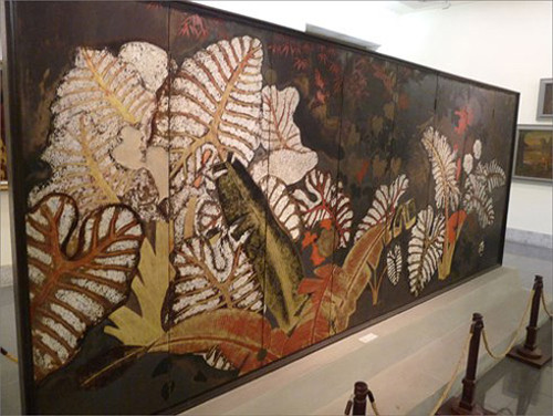 Đây là 3 bức sơn mài bảo vật quốc gia ở Bảo tàng Mỹ thuật ảnh 1