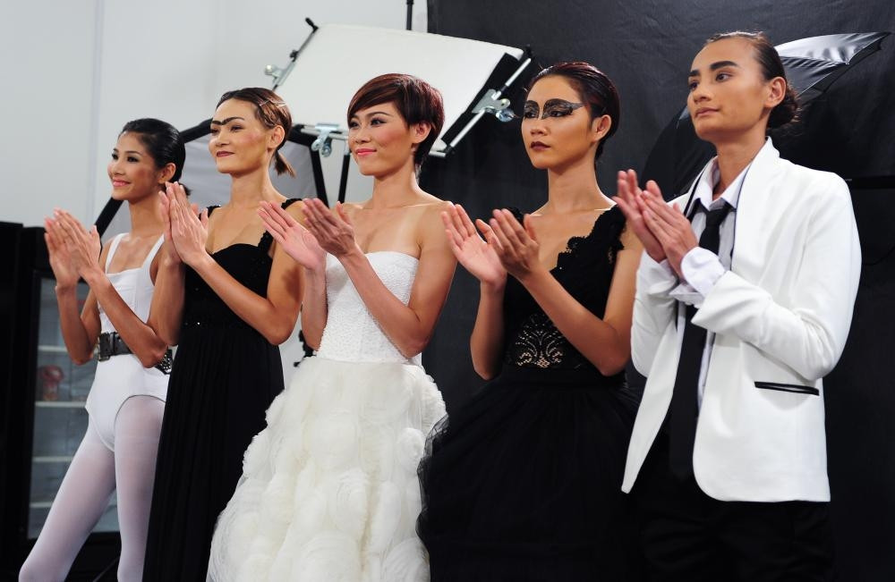 Các thí sinh đã có buổi chụp ấn tượng