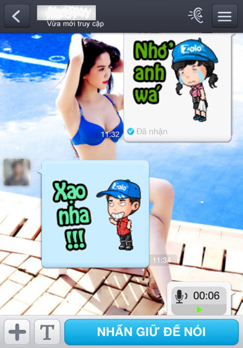 Cũng rất xì-tin khi sử dụng các ứng dụng công nghệ để trò chuyện với bạn bè