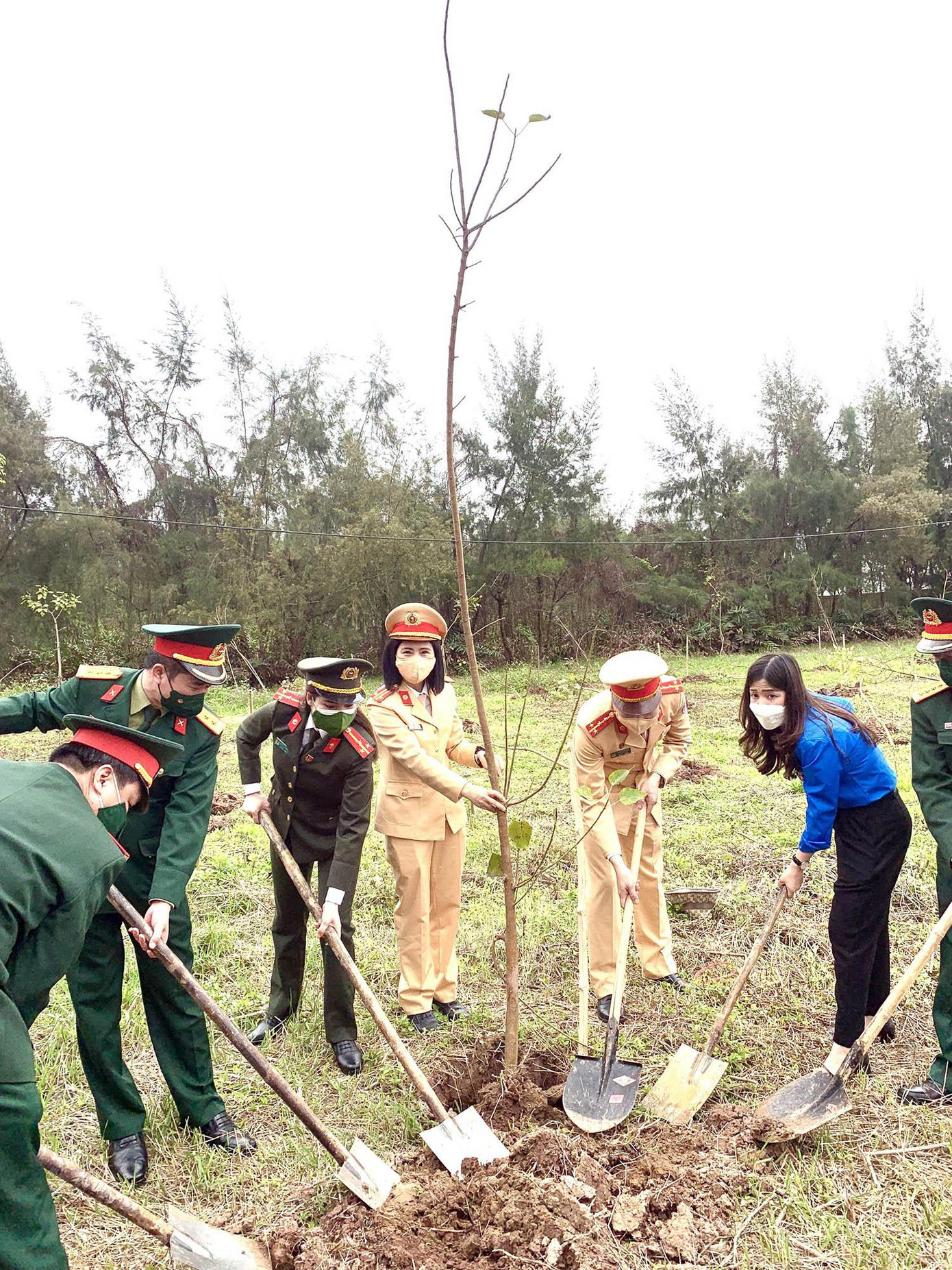 Hoạt động tình nguyện trồng cây và gắn biển công trình thanh niên tại vườn Quốc gia Xuân Thủy ở xã Giao Xuân. Hoạt động tình nguyện trồng cây và gắn biển công trình thanh niên tại vườn Quốc gia Xuân Thủy ở xã Giao Xuân.