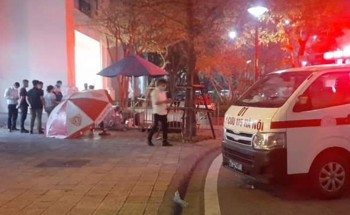 Hiện trường vụ việc.