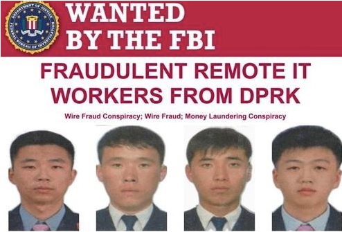 Bốn người Triều Tiên bị FBI đưa vào danh sách truy nã.
