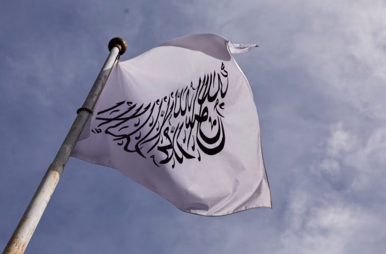 Cờ của Tiểu vương quốc Hồi giáo Afghanistan. (Ảnh: Reuters)