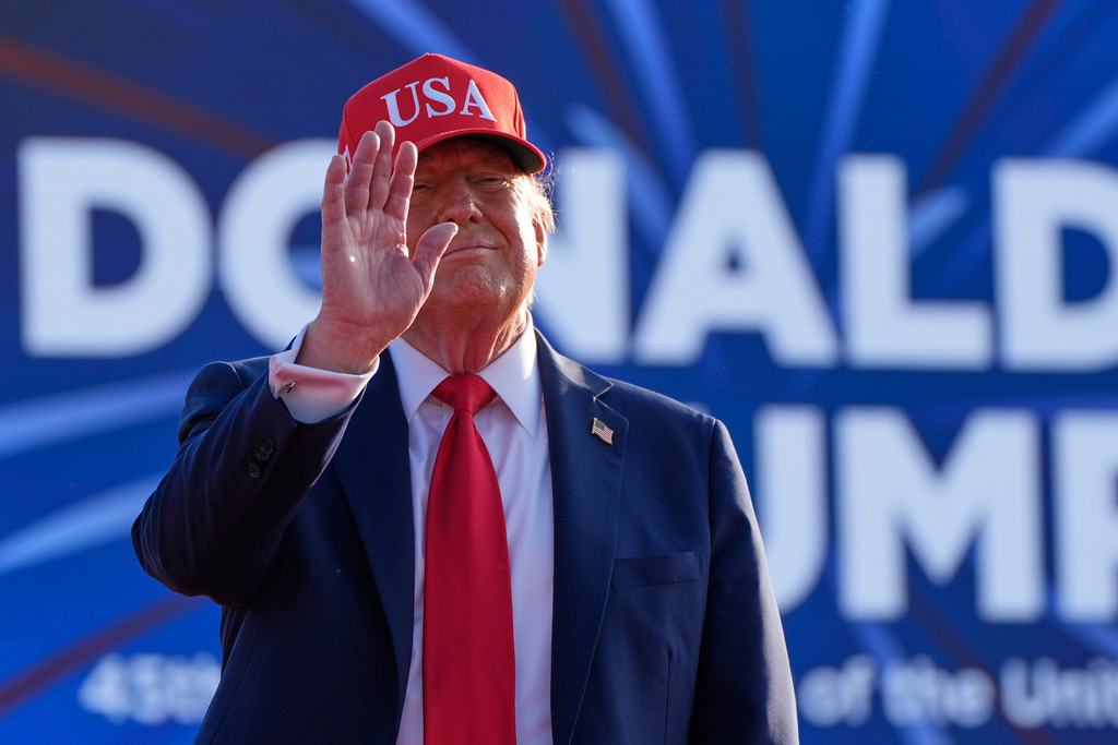 Tổng thống Mỹ Donald Trump phát biểu tại Iowa ngày 3/7. (Ảnh: AP)