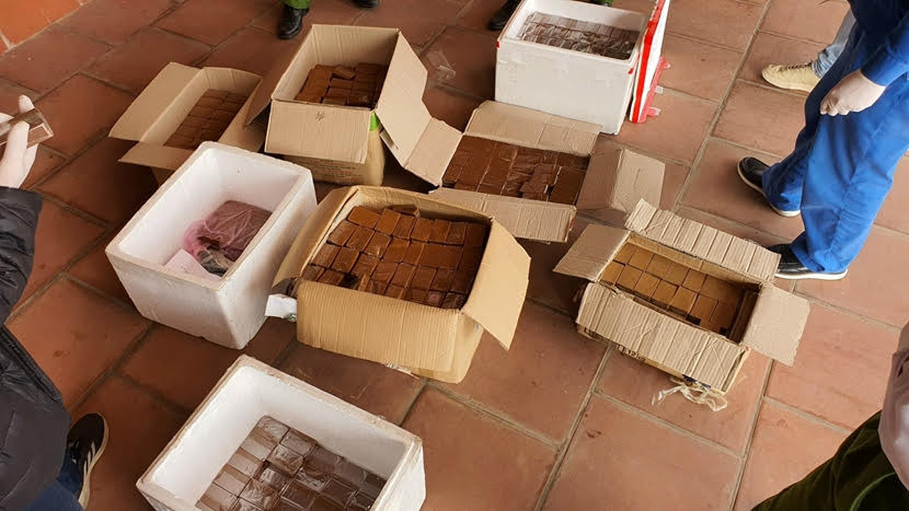 Cao thành phẩm được tìm thấy trong nhà ông Ngô Văn Quân. Ảnh: Công an tỉnh Thái Nguyên.