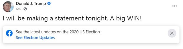 Đương kim Tổng thống Trump tuyên bố thắng lớn ảnh 10