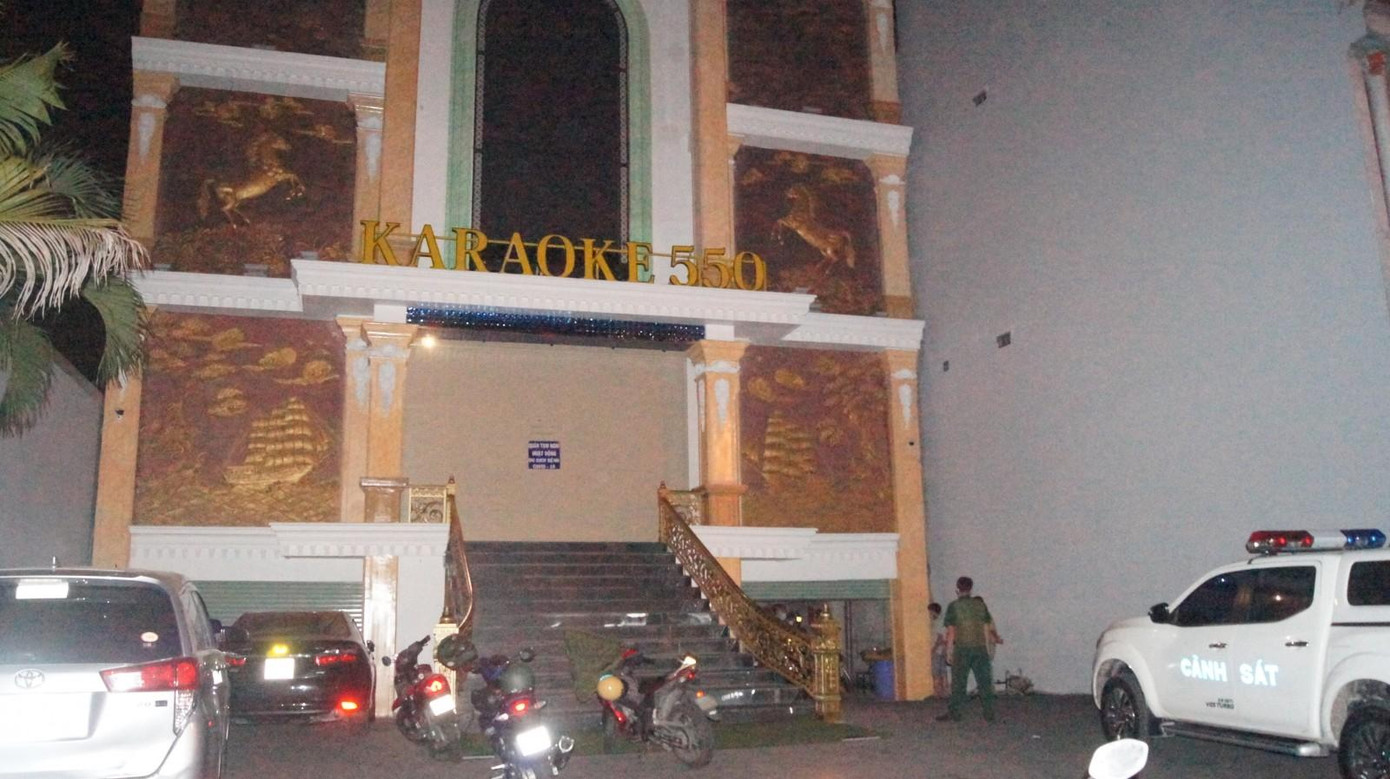 Quán karaoke nơi phát hiện vụ việc Quán karaoke nơi phát hiện vụ việc