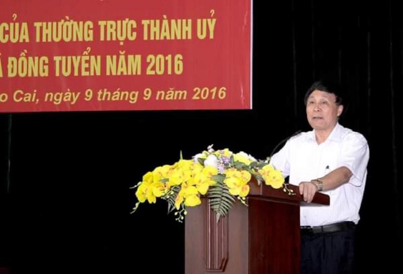 Ông Nguyễn Quang Huy khi chưa bị khởi tố. Ông Nguyễn Quang Huy khi chưa bị khởi tố.