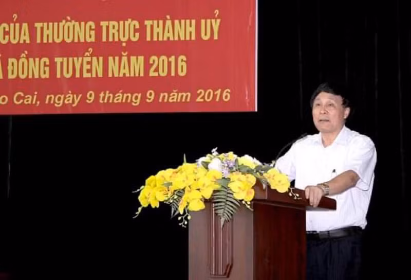 Ông Nguyễn Quang Huy khi chưa bị khởi tố.