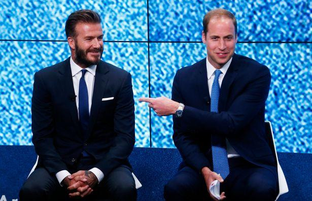 David Beckham có mối quan hệ thân thiết với Hoàng tử William trong suốt nhiều năm qua.