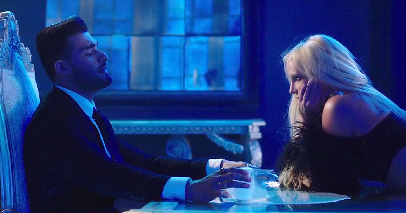 Sam Asghari là diễn viên chính trong MV Slumber Party của Britney Spears.