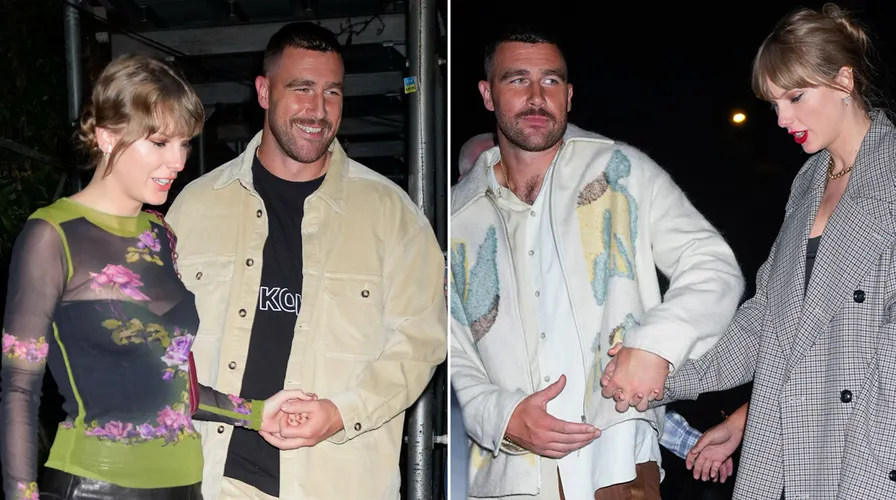 Travis Kelce luôn tỏ ra ân cần che chở Taylor Swift khi cả hai hẹn hò. Travis Kelce luôn tỏ ra ân cần che chở Taylor Swift khi cả hai hẹn hò.