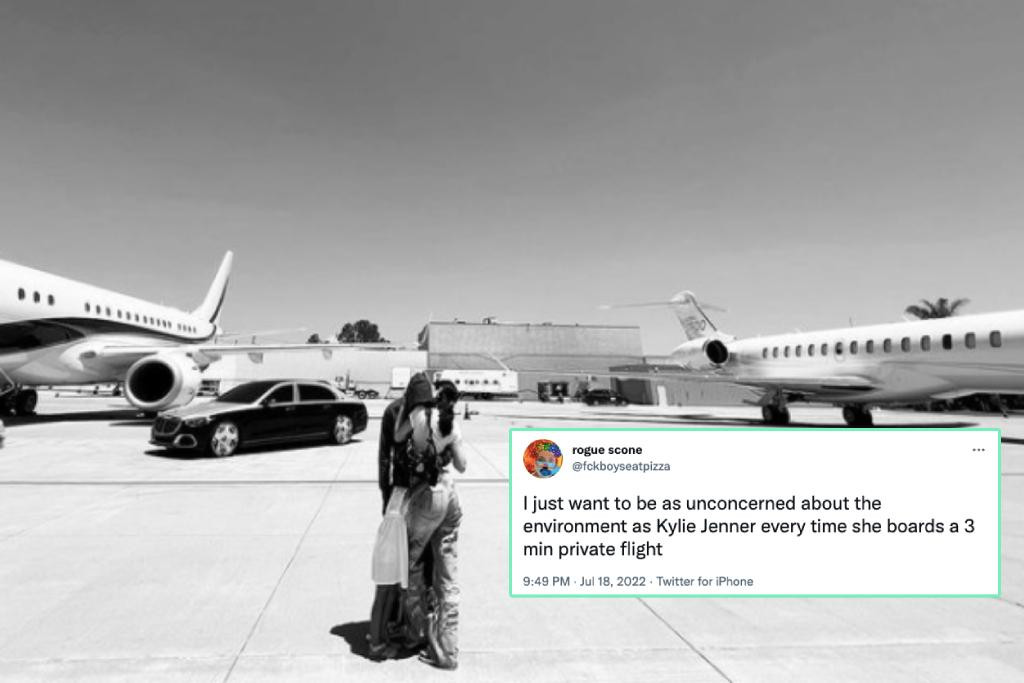Khoe khoang hai chiếc phi cơ riêng, Kylie Jenner bị chỉ trích vì gây ô nhiễm môi trường.