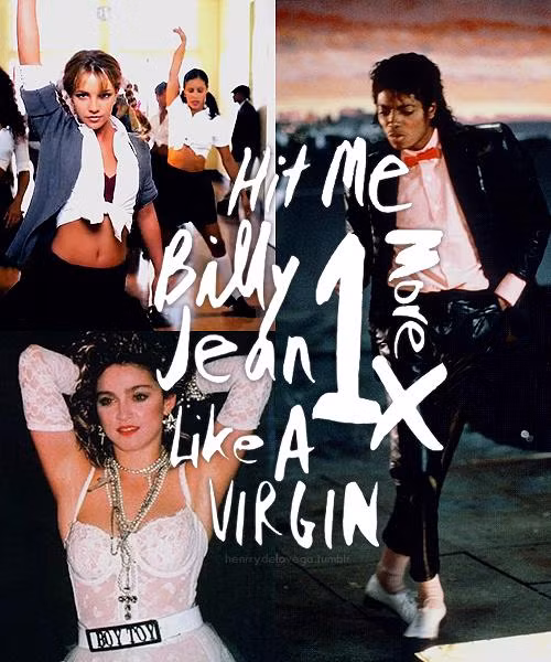 Bộ ba nghệ sĩ Michael Jackson - Madonna - Britney Spears từng một thời khuynh đảo làng nhạc.