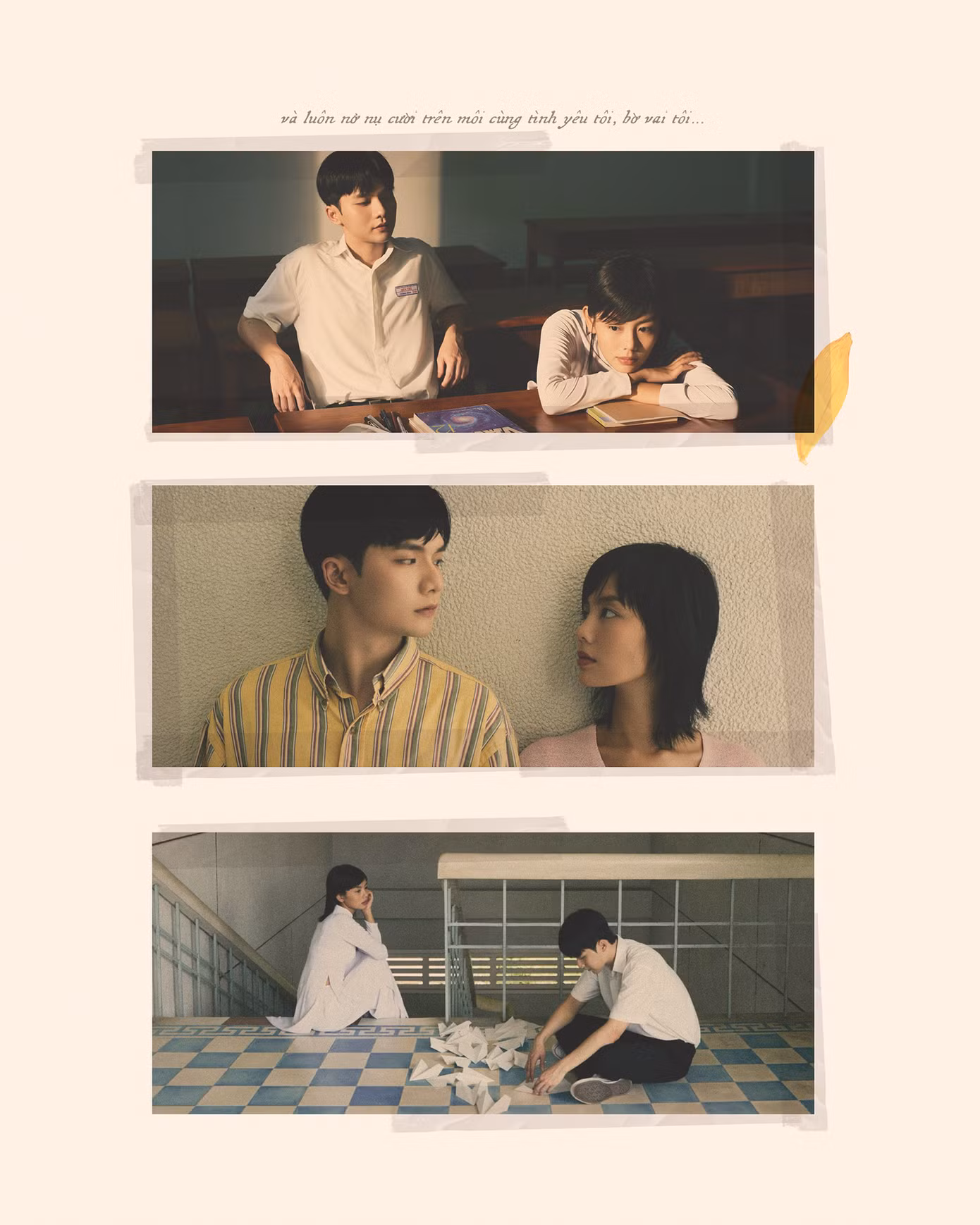 Album Anh Bờ Vai kể câu chuyện tình đơn phương 10 năm của nhân vật Vương Bình.