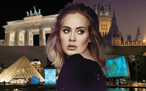 Con số 30 được hiển thị tại các địa điểm mang tính biểu tượng trên toàn thế giới. Con số 30 được hiển thị tại các địa điểm mang tính biểu tượng trên toàn thế giới.