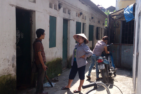 Xóm trọ nơi Quỳnh Anh từng ở