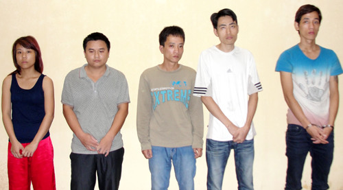 Các đối tượng trong đường dây cướp bằng đao và kiếm. Các đối tượng trong đường dây cướp bằng đao và kiếm