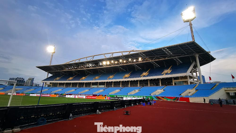 Hình ảnh SVĐ Mỹ Đình trước trận đấu giữa đội tuyển Việt Nam và đội tuyển Úc hôm 7/9 vừa qua.