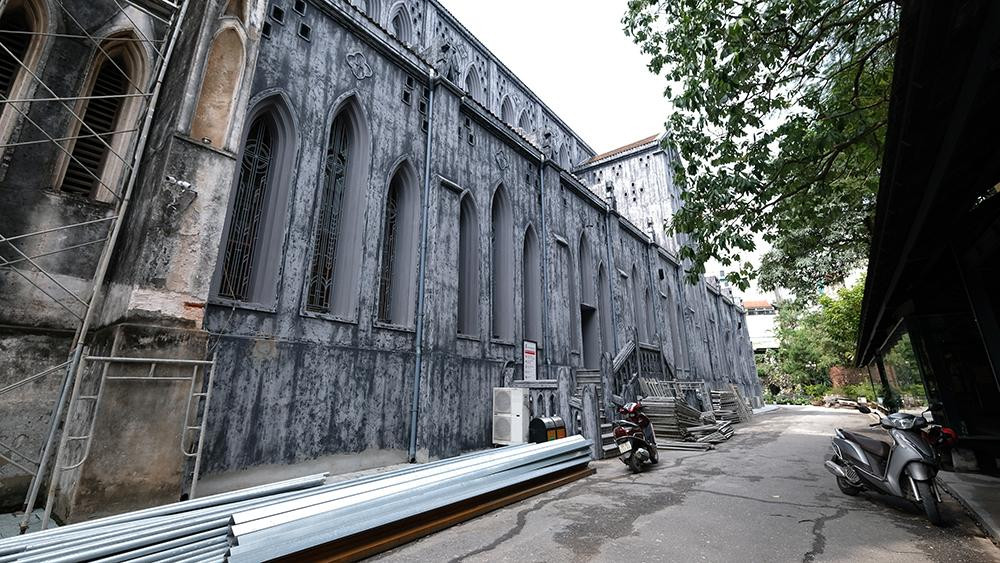 Phần lớn công tác tu bổ đã hoàn thiện.