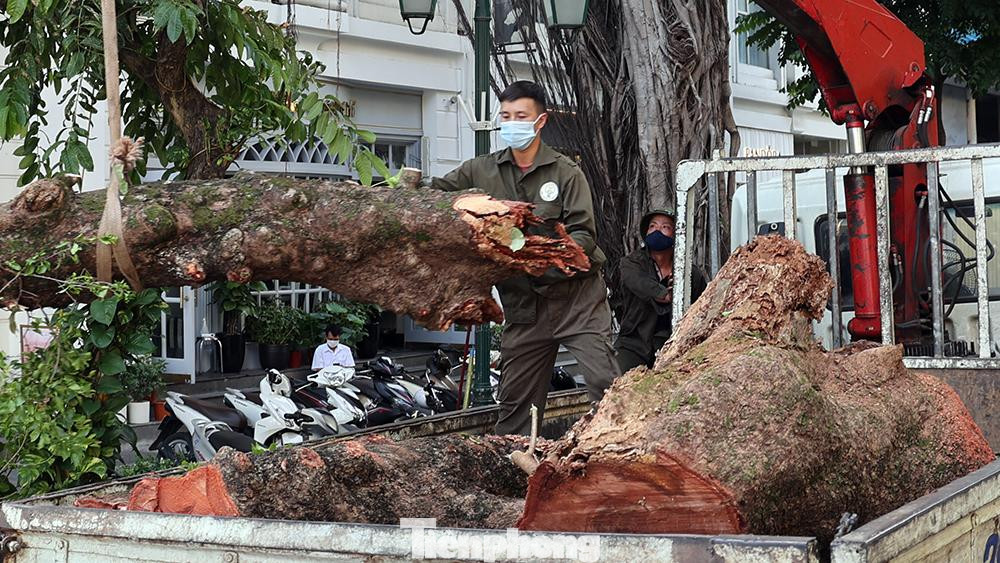Đến 16 giờ 45 phút, cơ bản hiện trường đã được dọn dẹp, tuyến phố Lý Thái Tổ phương tiện có thể lưu thông bình thường.