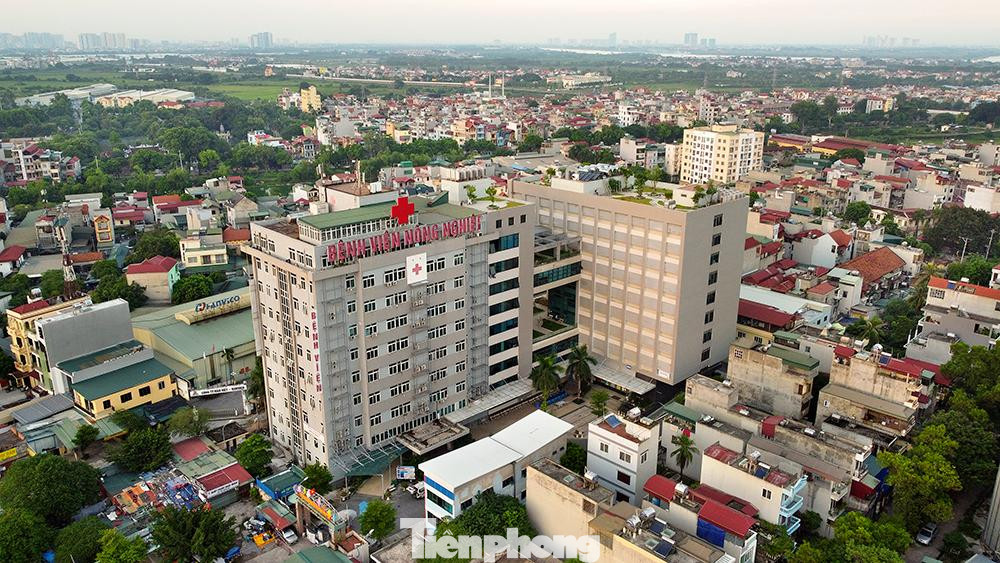 Toàn cảnh bệnh viện Đa khoa Nông nghiệp (cơ sở Ngọc Hồi).