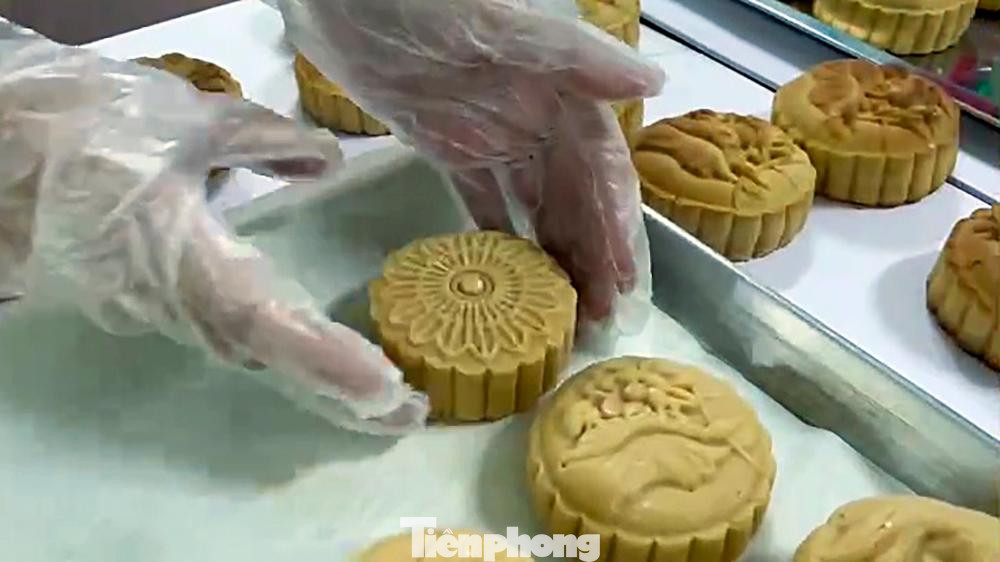 Những chiếc bánh Trung thu &quot;đạt chuẩn&quot; với tình cảm của đông đảo anh chị Đoàn thanh niên gửi gắm.