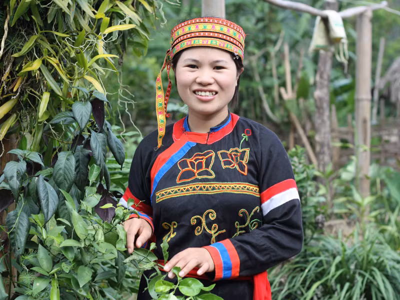 Lý Thị Toàn đẹp như bông hoa rừng
