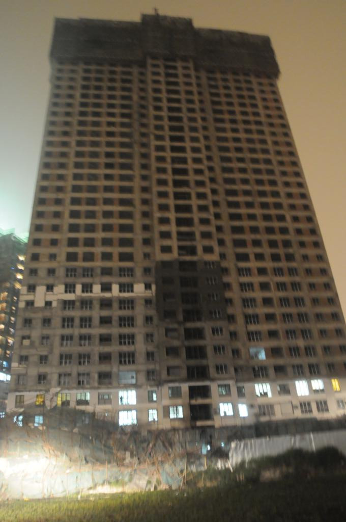 Toàn cảnh công trường bị tai nạn