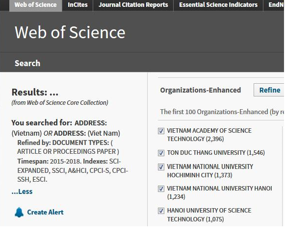 TOP 10 công bố khoa học chuẩn ISI ở Việt Nam ảnh 1
