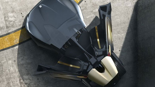 Chiếc Peugeot EX-1 kết hợp cửa và chỗ ngồi thành một khối