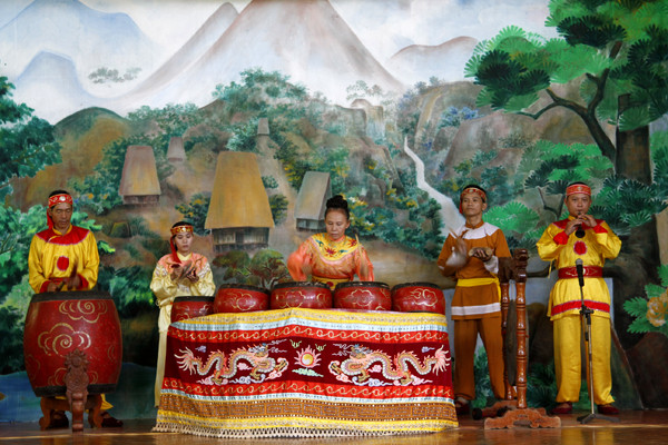 Âm thanh sục sôi của trống trận Tây Sơn vang lên gợi nhớ về khí thế hào hùng trong lịch sử 