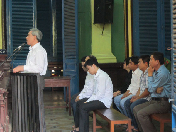 Các bị cáo là “cựu sếp” trong vụ án tại phiên toà. Ảnh