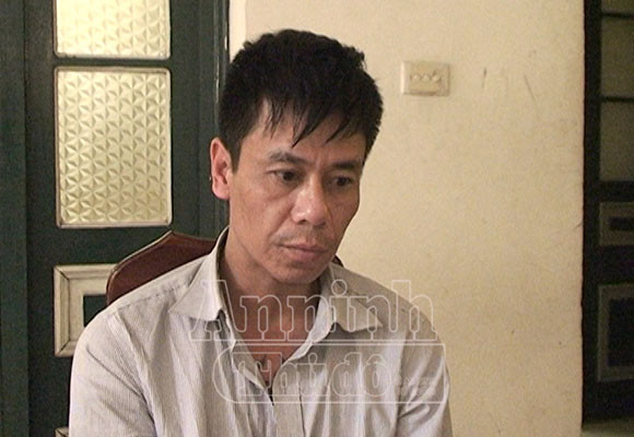 Chu Đức Lợi tại cơ quan công an