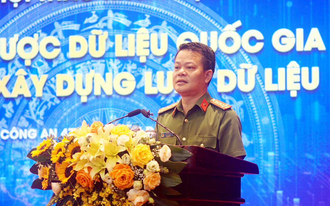 Đại tá TS Vũ Văn Tấn - Phó Cục trưởng Cục Cảnh sát quản lý hành chính về trật tự xã hội.