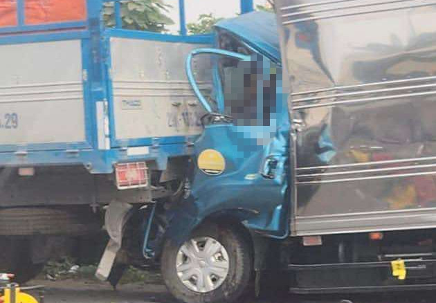 Hiện trường vụ tai nạn.