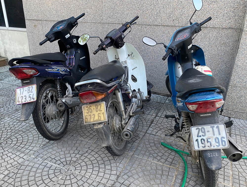 Tang vật thu giữ.