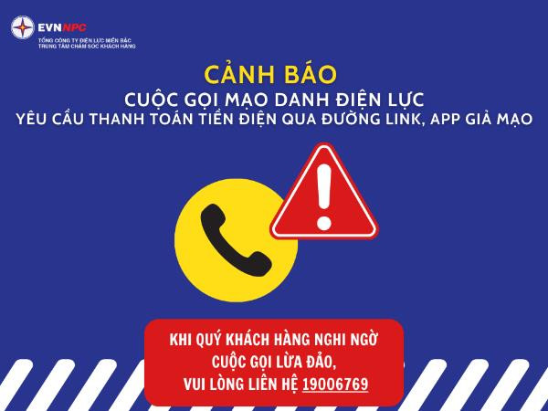 Cảnh báo giả danh nhân viên điện lực lừa đảo. Cảnh báo giả danh nhân viên điện lực lừa đảo.