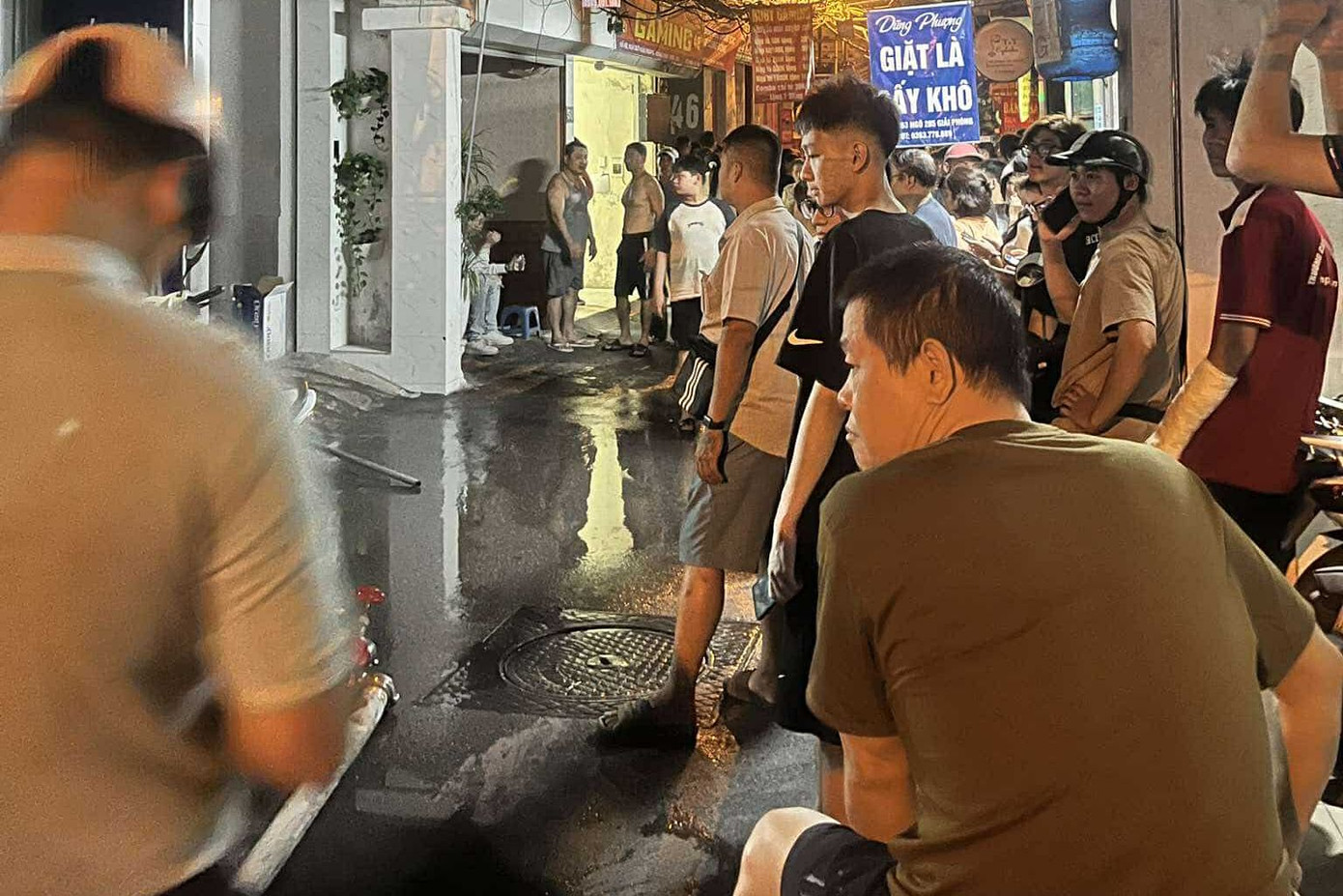 Khu vực xảy ra hỏa hoạn. Khu vực xảy ra hỏa hoạn.