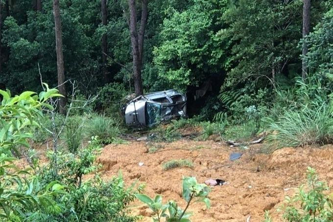 Hiện trường vụ tai nạn. Ảnh: DT Hiện trường vụ tai nạn. Ảnh: DT