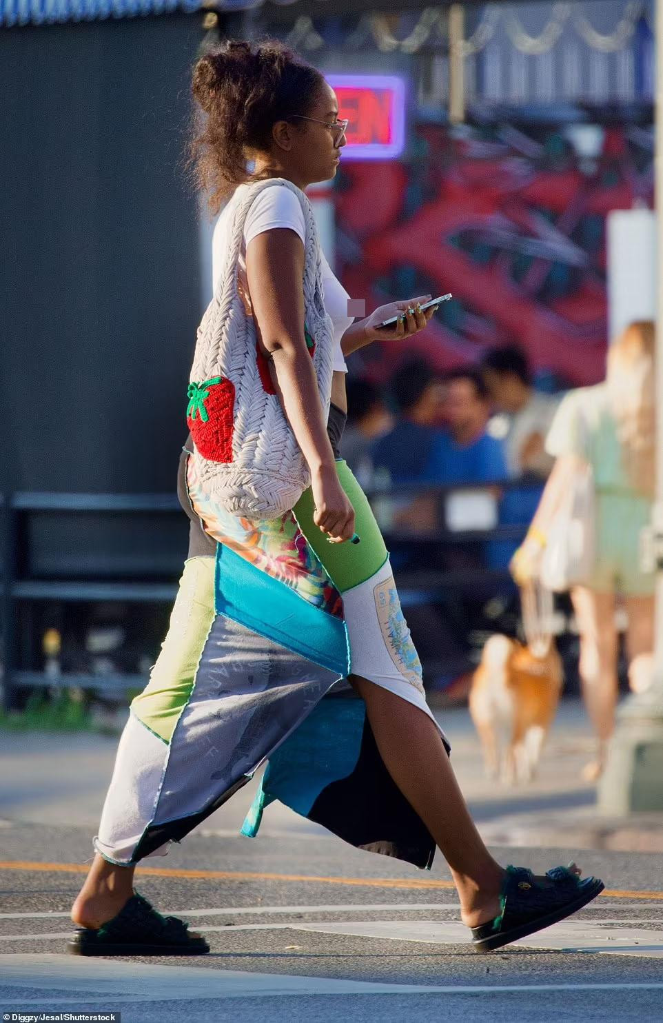 Sasha Obama năm nay 21 tuổi. Cô chuyển đến Đại học Nam California ở LA từ Đại học Michigan vào đầu năm nay.