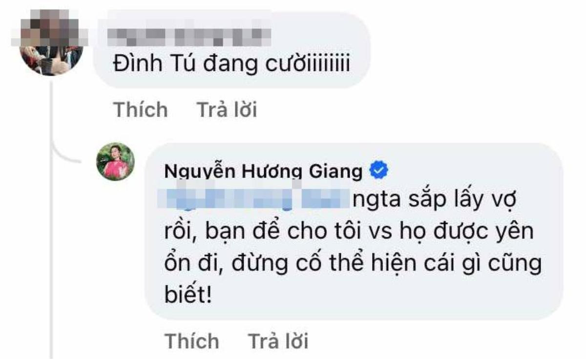 Hương Giang tiết lộ Đình Tú sắp cưới vợ.