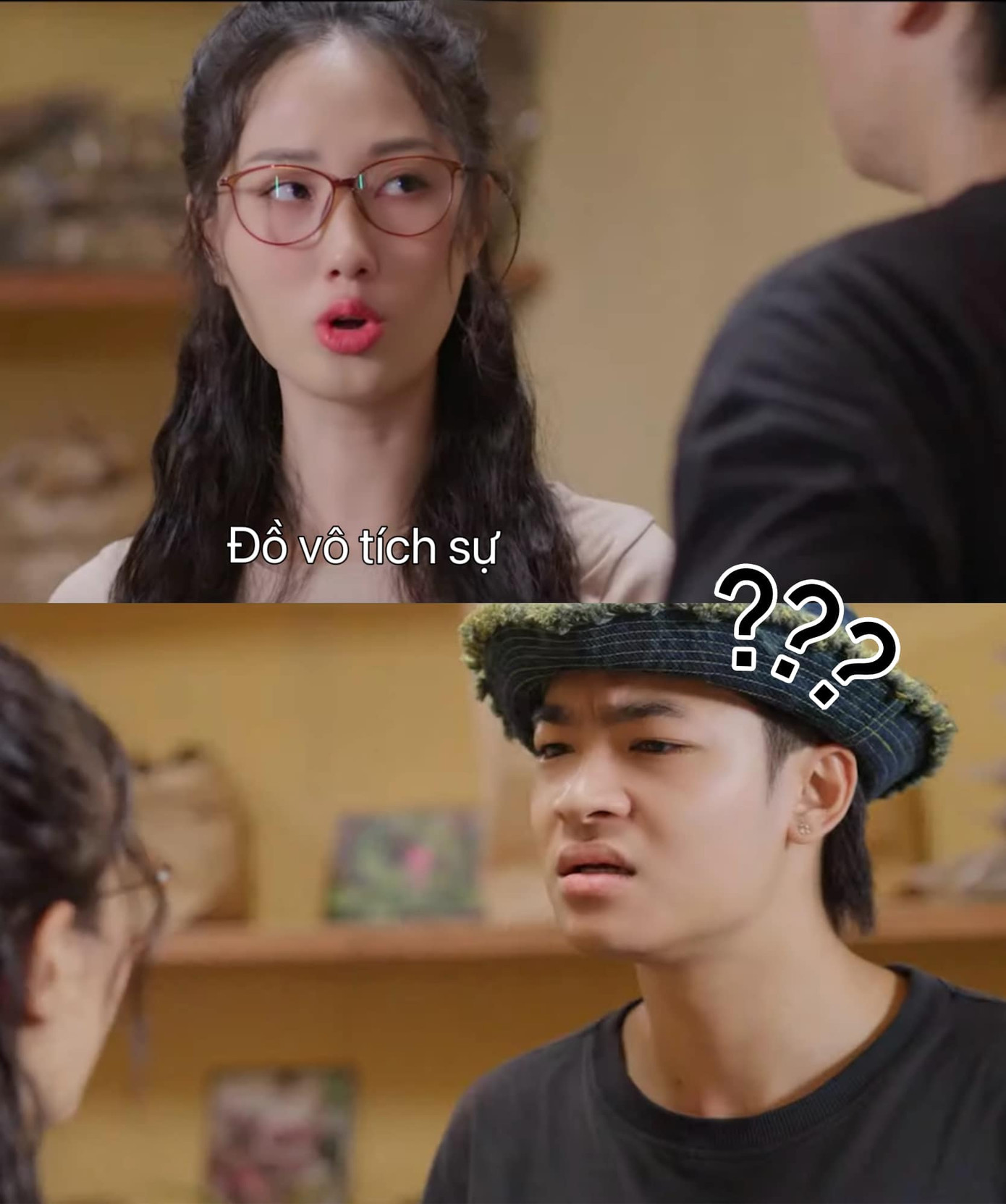 Trên phim, Lê và Quang thường xuyên cãi cọ. Trên phim, Lê và Quang thường xuyên cãi cọ.