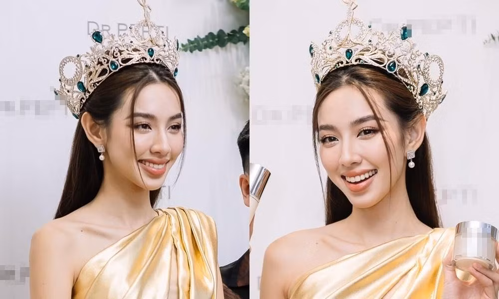 Nàng hậu bất ngờ đội vương miện trong sự kiện gần đây.