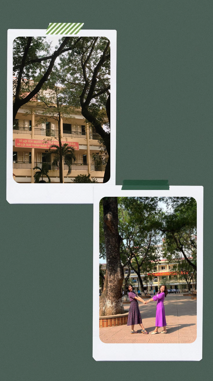 Cô Hằng và cô Hiệu phó.