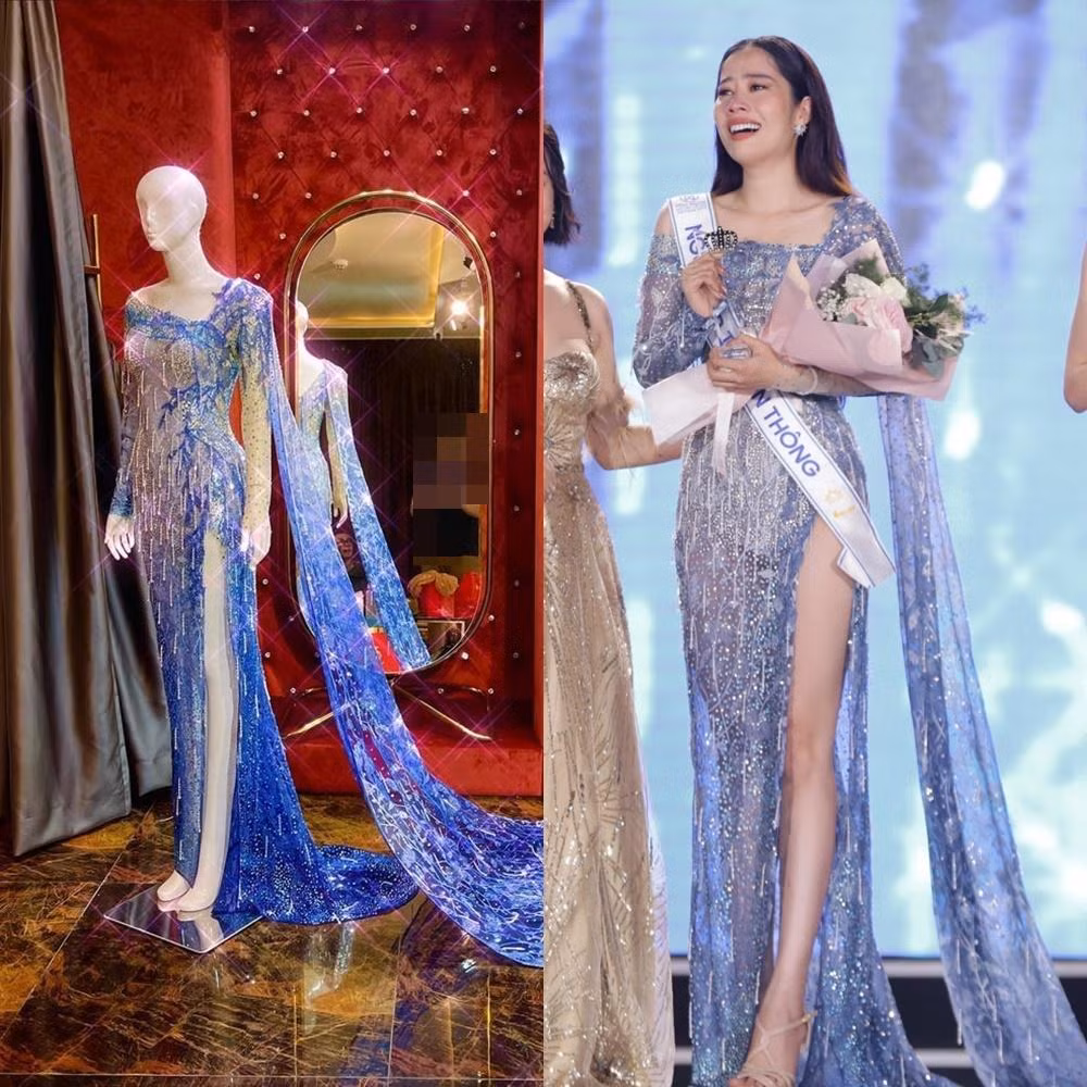 Cuối cùng Nam Em lại chọn một bộ váy khác