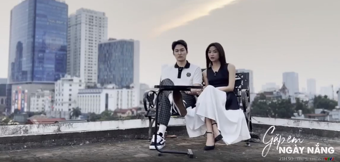 Đình Tú và Anh Đào cùng tâm sự về bộ phim vừa hoàn thành.