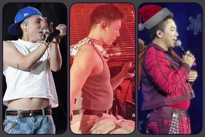 Nam MC hài hước so sánh mình với hai đàn em. Nam MC hài hước so sánh mình với hai đàn em.