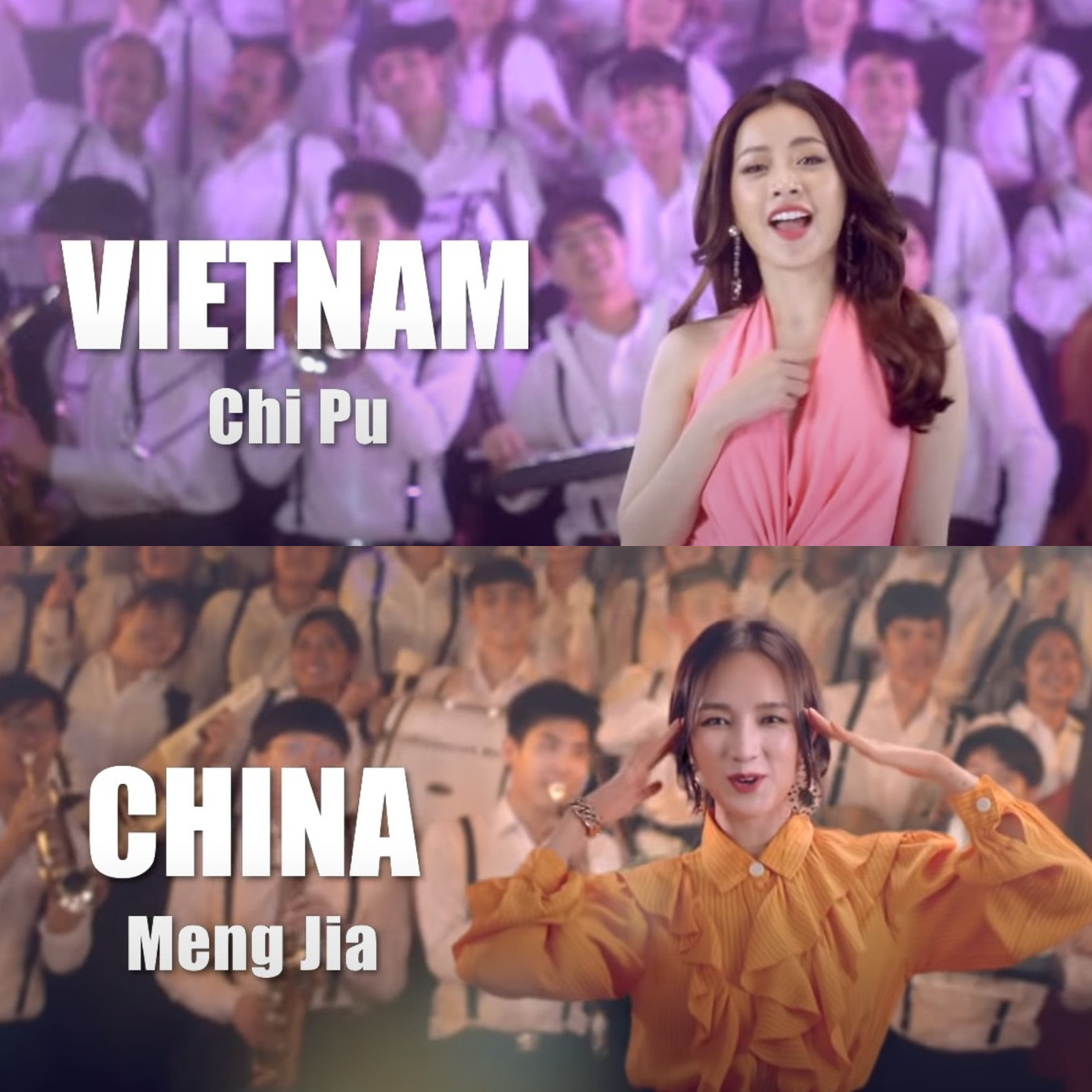 Chi Pu và Mạnh Giai từng cùng tham gia một MV. Chi Pu và Mạnh Giai từng cùng tham gia một MV.